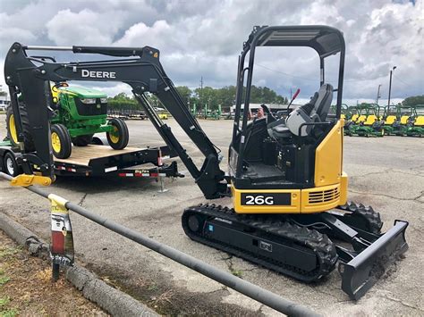 john deere 26g mini excavator